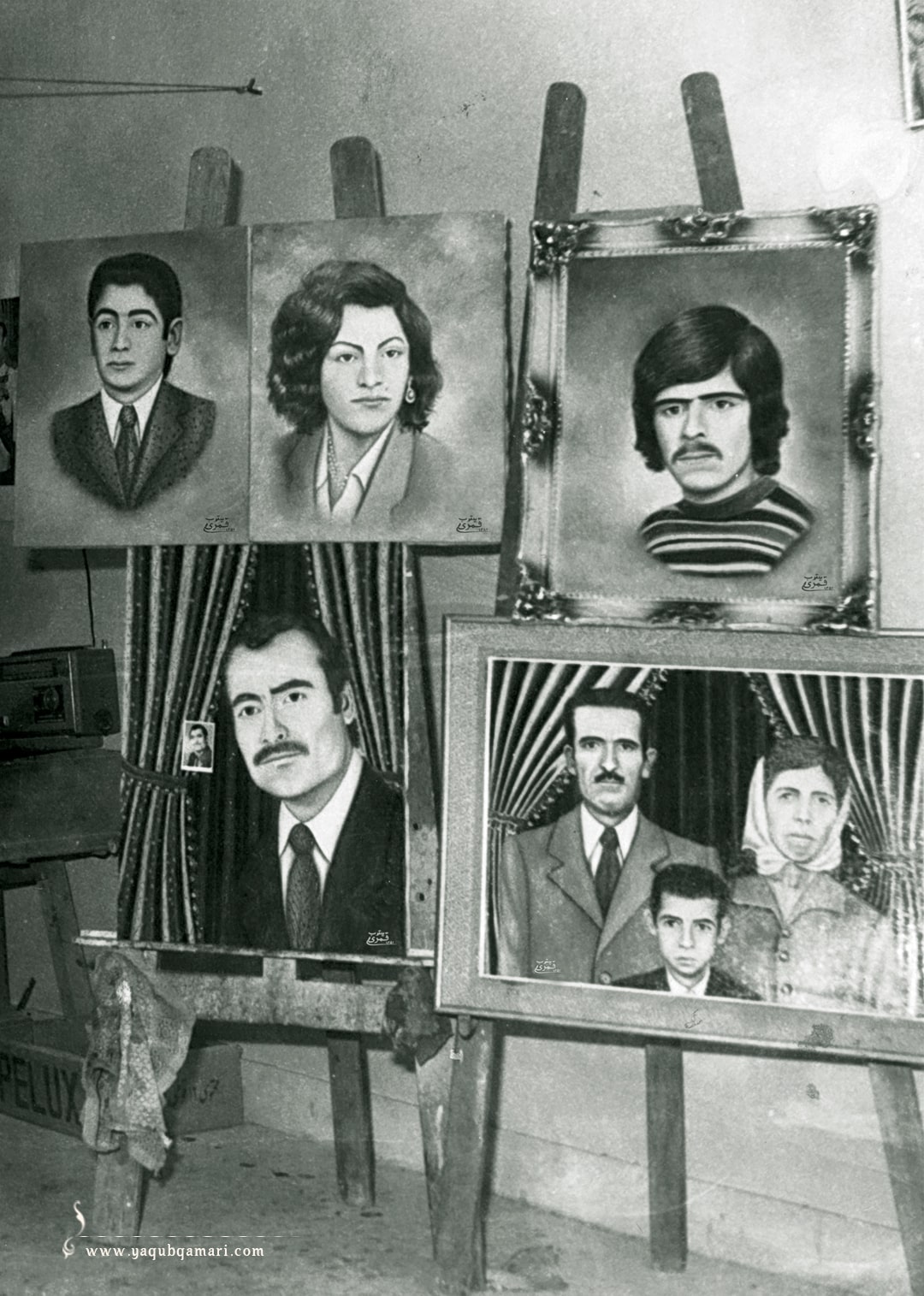 تابلو نقاشی رنگ روغن، کارگاه نقاشی عارف صاحبدل حضرت استاد یعقوب قمری شریف آبادی